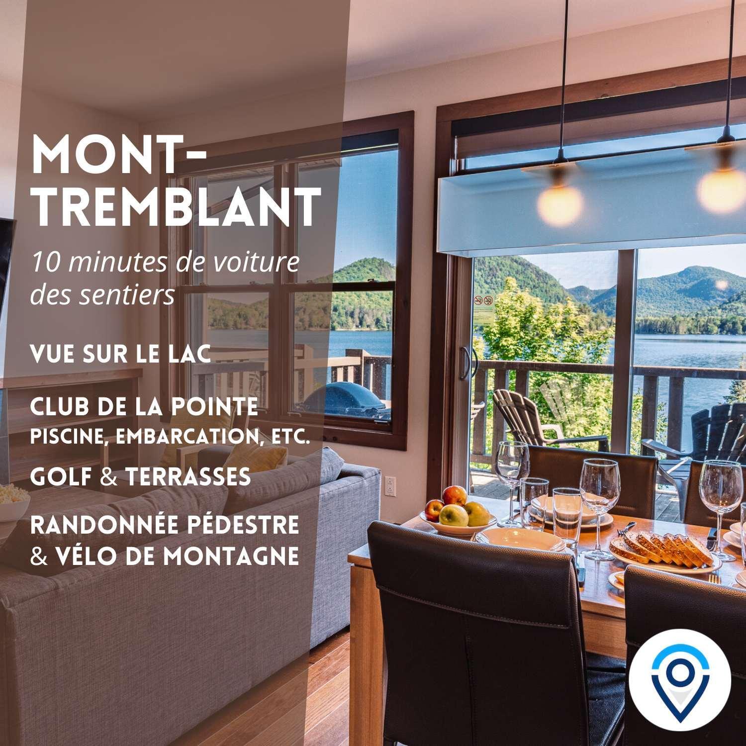 Lac-Superieur Lakefront Mountain View - Resort Loft מראה חיצוני תמונה
